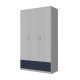 3-PLY WARDROBE WITH 4 DRAWERS