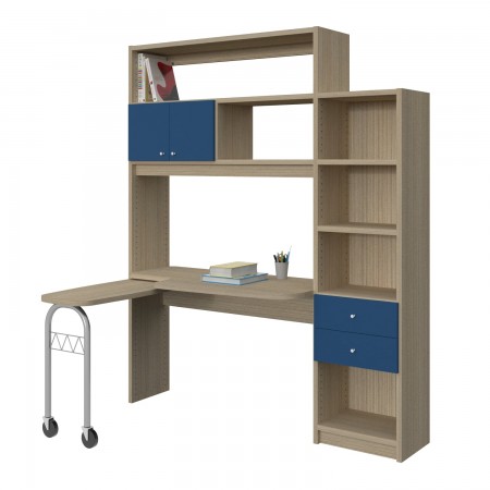 QUATRO COMPOSITION WITH DESK & BOOKCASE