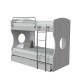 "ESTER" BUNK BED WITH SLIDING BED MECHANISM