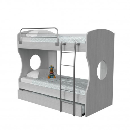 "ESTER" BUNK BED WITH SLIDING BED MECHANISM