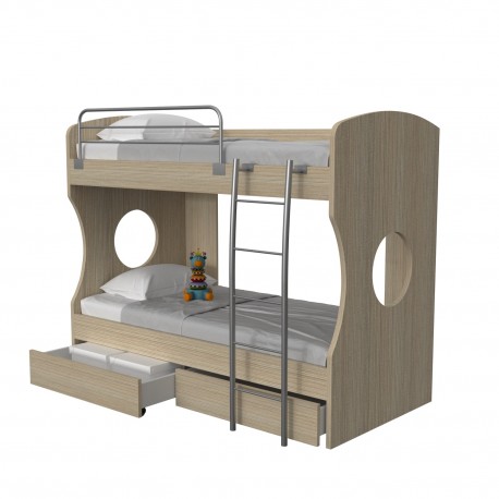 "ESTER" BUNK BED WITH STORAGE DRAWERS