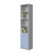 BOOKCASE WITH 4 SHELVES WITH A CUP BOARD