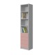 BOOKCASE WITH 4 SHELVES WITH 4 DRAWERS