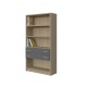 BOOKCASE OF 4 SHELVES AND DRAWERS