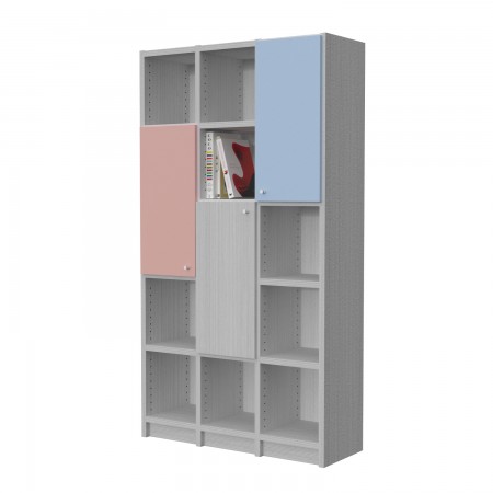 BOOKCASE WITH 9 SHELVES WITH 3 CUP BOARD