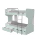 "TOP" BUNK BED WITH STORAGE DRAWERS