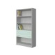 BOOKCASE OF 4 SHELVES AND DRAWERS
