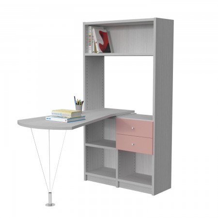 OFFICE COMPOSITION WITH METALLIC LEG