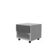 BEDSIDE TABLE ON WHEELS WITH ONE DRAWER