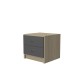 BEDSIDE TABLE WITH TWO DRAWERS