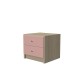BEDSIDE TABLE WITH TWO DRAWERS
