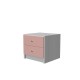 BEDSIDE TABLE WITH TWO DRAWERS