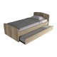 "REAL" BED WITH SLIDING BED MECHANISM
