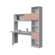 BOOKCASE AND DESK COMPOSITION WITH DRAWERS AND CUPBOARDS