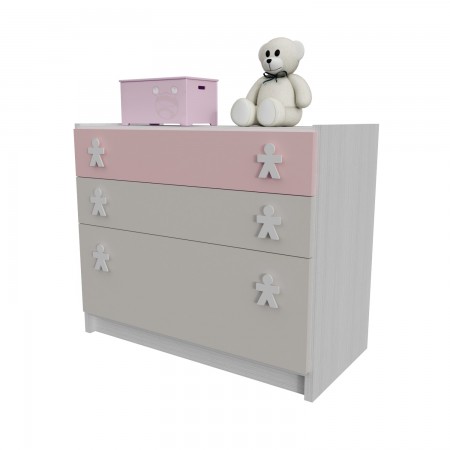 LOW CHEST OF THREE DRAWERS
