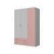 3-PLY WARDROBE WITH 2 DRAWERS