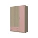 3-PLY WARDROBE WITH 2 DRAWERS