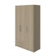 3-PLY WARDROBE WITH 2 DRAWERS
