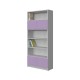 BOOKCASE OF 4 SHELVES AND CUPBOARDS