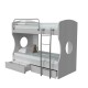 "ESTER" BUNK BED WITH STORAGE DRAWERS
