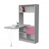 OFFICE COMPOSITION WITH METALLIC LEG