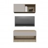 TV FURNITURE WITH "Q WALL SYSTEM"