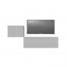 TV FURNITURE WITH "Q WALL SYSTEM"