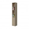 BOOKCASE WITH 6 SHELVES WITH CUPBOARD
