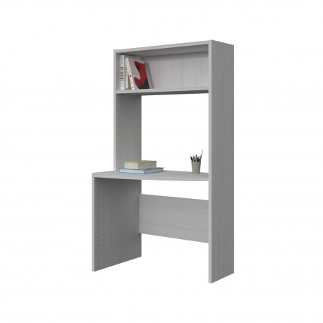 BOOKCASE WITH CURVED DESK COMPOSITION WITH 1 SHELF