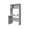 BOOKCASE WITH CURVED DESK COMPOSITION WITH 1 SHELF
