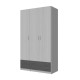 3-PLY WARDROBE WITH 4 DRAWERS