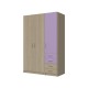 3-PLY WARDROBE WITH 4 DRAWERS