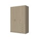 3-PLY WARDROBE WITH 4 DRAWERS