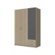 3-PLY WARDROBE WITH 4 DRAWERS