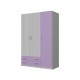 3-PLY WARDROBE WITH 2 DRAWERS