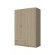 3-PLY WARDROBE WITH 2 DRAWERS