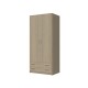 2-PLY WARDROBE WITH 2 DRAWERS