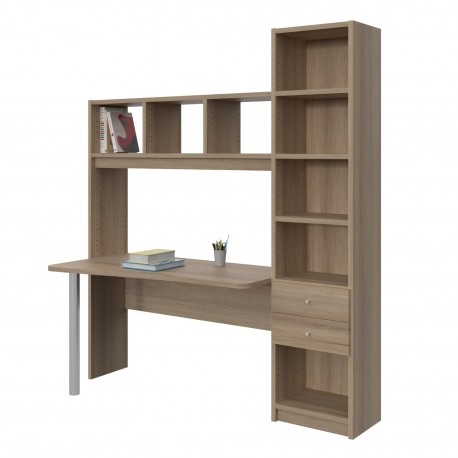 BOOKCASE AND DESK POP 3 COMPOSITION