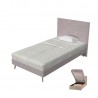 "STYLE" BED WITH FABRIC & STORAGE