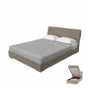 "CUTE" BED WITH FABRIC, BOLSTER & STORAGE