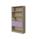 BOOKCASE OF 4 SHELVES AND DRAWERS