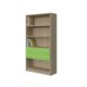 BOOKCASE OF 4 SHELVES AND DRAWERS