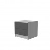 BEDSIDE TABLE WITH TWO DRAWERS