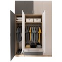 4-PLY WARDROBE WITH 2 DRAWERS
