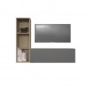 TV FURNITURE WITH "Q WALL SYSTEM"