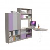 OFFICE COMPOSITION WITH METALLIC LEG