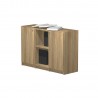 LOW CABINET 133x43x90 cm