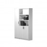 BOOKCASE WITH DOORS 133x33x201,5 cm