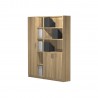 BOOKCASE WITH DOORS 163x33x201,5 cm