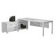 SENSO CORNER DESKTOP WITH CABINET